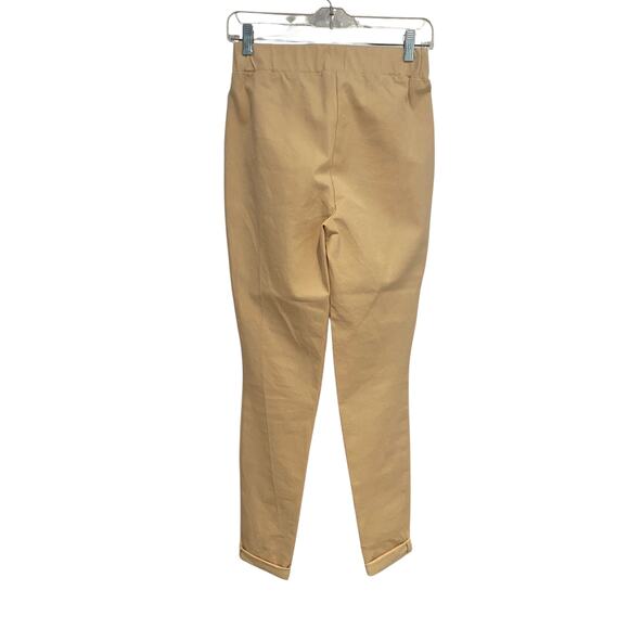 ARJE 100% Cotton Pull On Pants in Cream size 8 Made in Italy - Picture 2 of 6